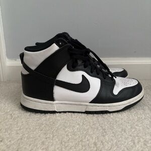 Nike high top panda dunks